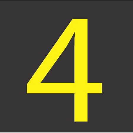 Abb INDUSTRIAL MARKER CARDS, VINYL CLOTH, SOLID NUMBERS, LEGEND 2, MARKER WRLUM2